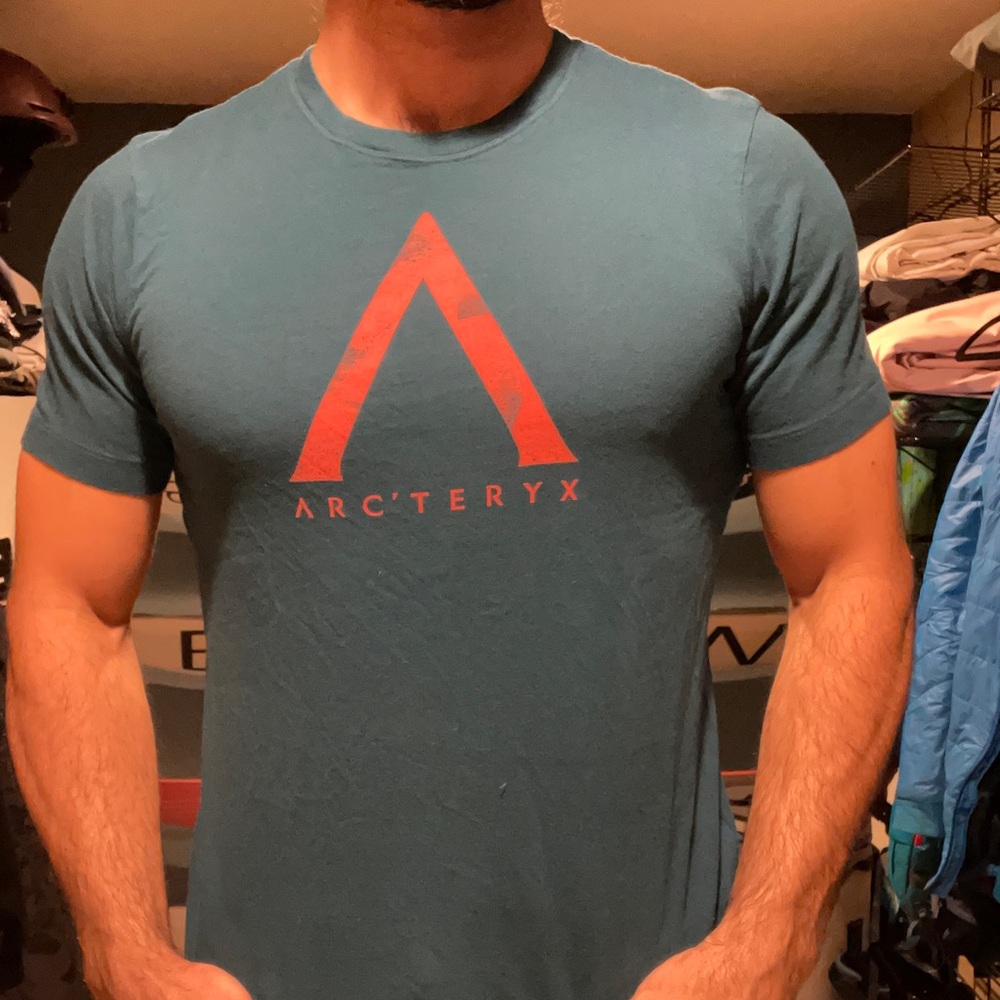 Lot of THREE Arc’teryx graphic t shirts